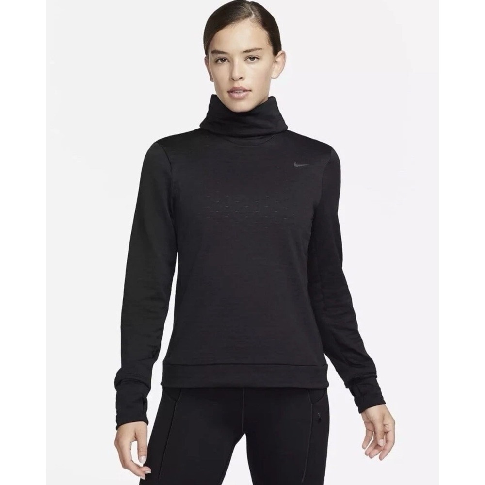 NEW Nike Therma-FIT Swift Element Turtleneck Running Shirt Women's Medium FB5306